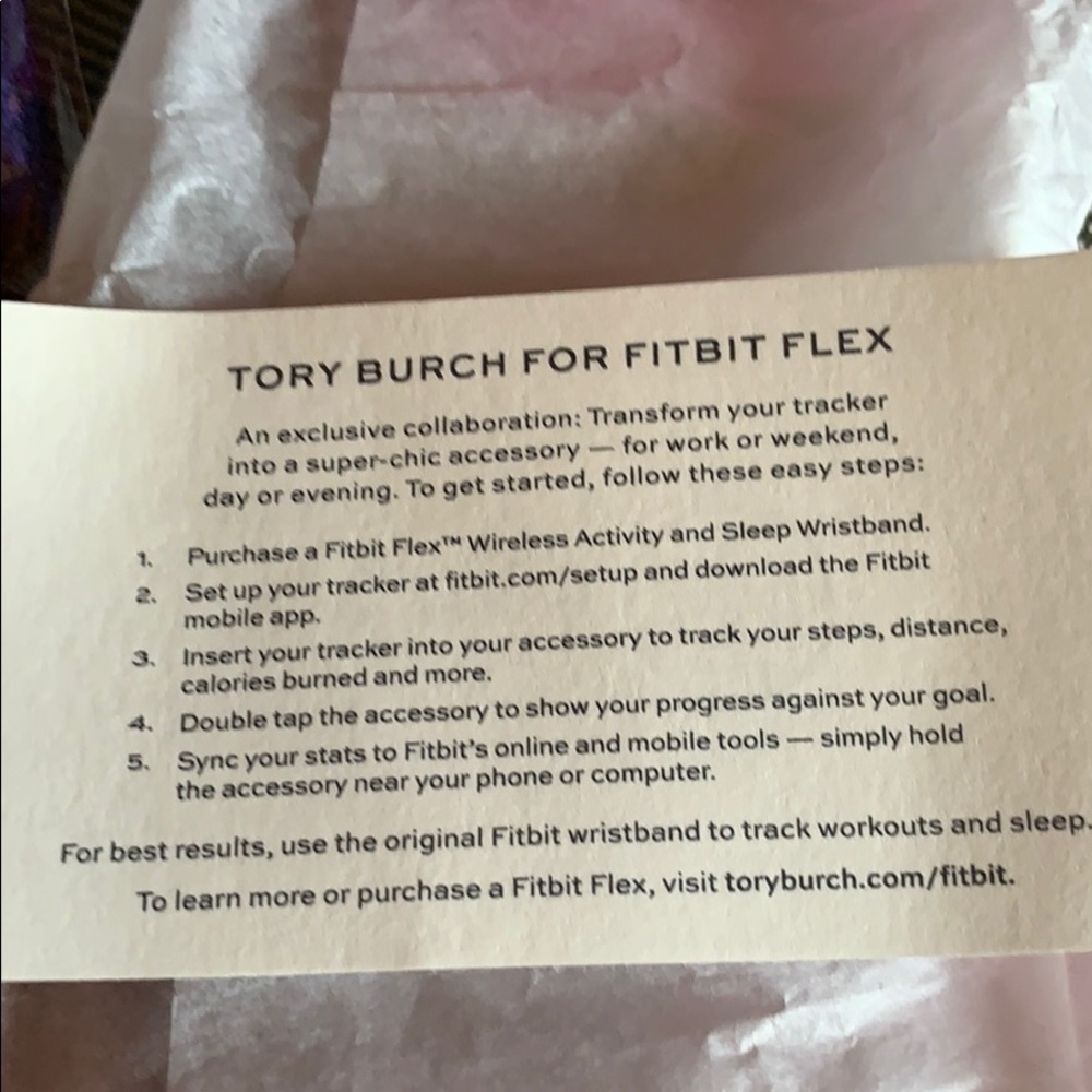 Tory Burch Fitbit band - Picture 4 of 4